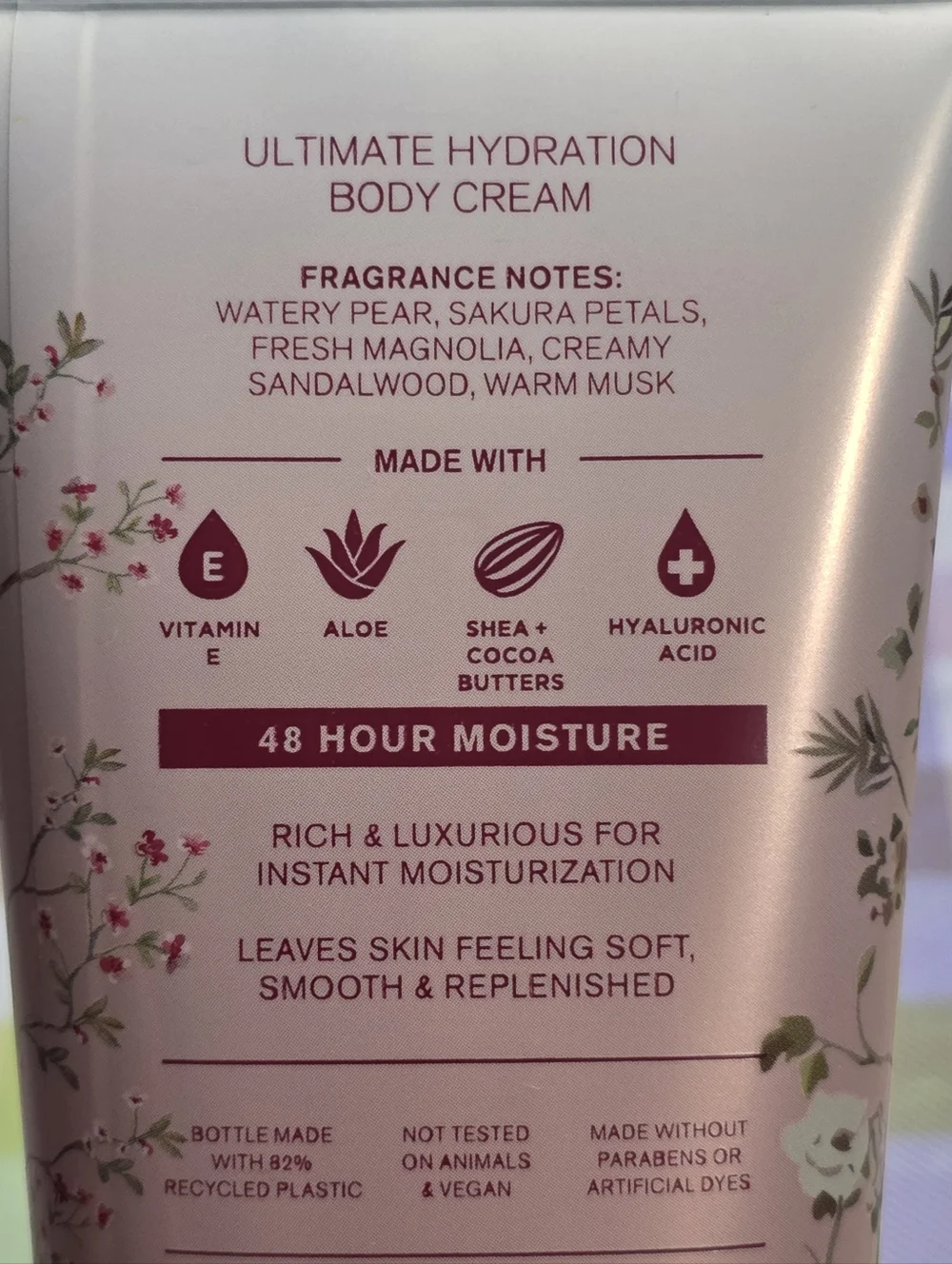 Bath & Body Works Forever Cherry Blossom Body Cream & Fragrance Mist Set NEW